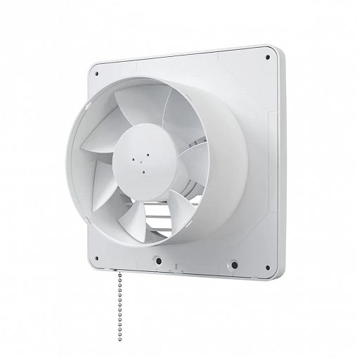 Вентилятор осевой вытяжной Era 5-02, c тяговым выключателем, с антимоскитной сеткой, D 125, 16 Вт фото