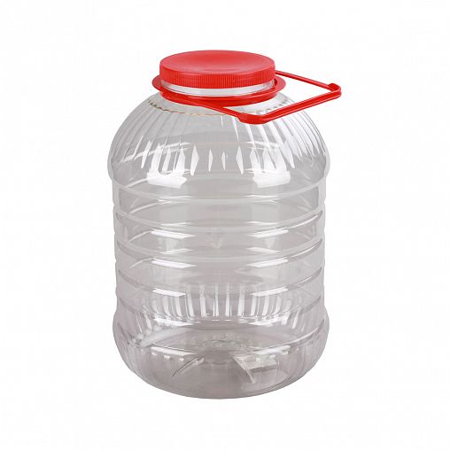 Банка для сыпучих продуктов ПЭТ Альтернатива, со съемной ручкой, 10 л фото Банка для сыпучих продуктов ПЭТ Альтернатива, со съемной ручкой, 10 л фото