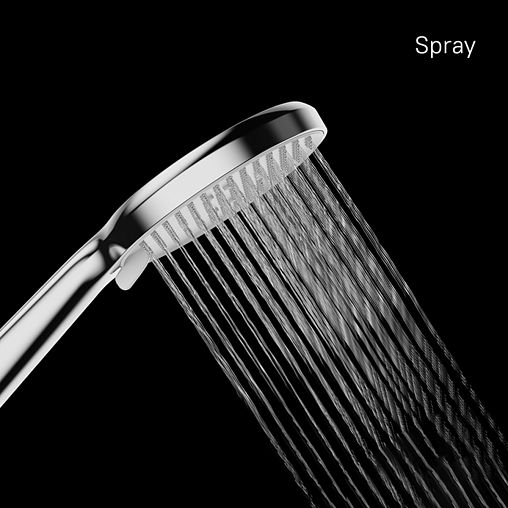 Лейка для душа Milardo Ideal Spa ILS3FCRM18, 3 режима, хром фото