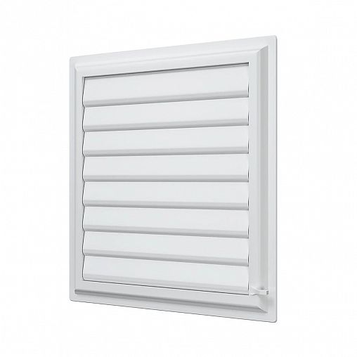 Вентиляционная решетка с сеткой и жалюзи Era Airvent, регулируемая, пластик, 402 x 442 мм фото