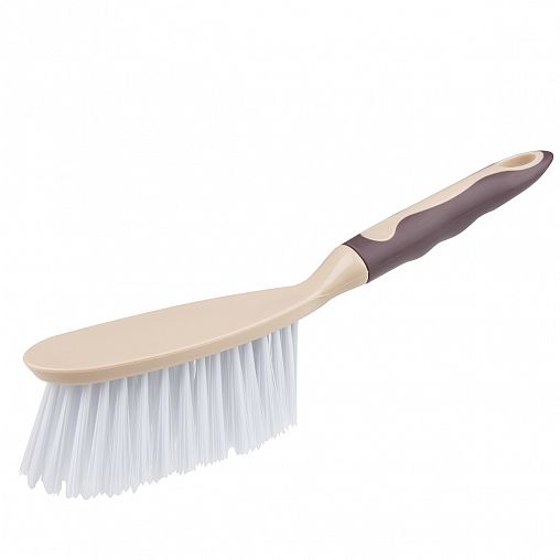 Комплект для уборки Leonord Dust, совок с щеткой-сметкой, бежевый фото