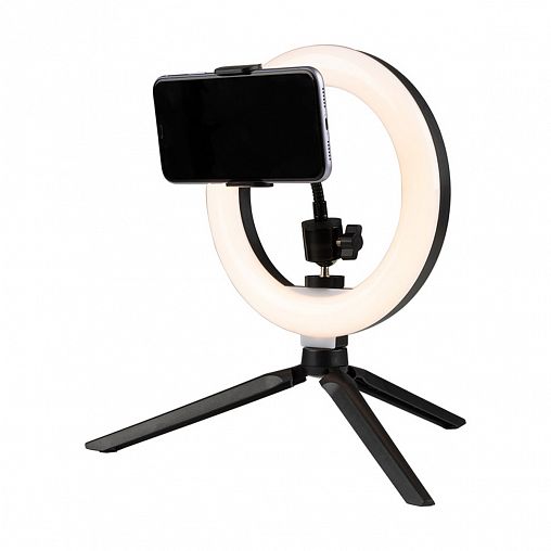 Лампа кольцевая светодиодная со штативом Energy EM-009 Pro фото
