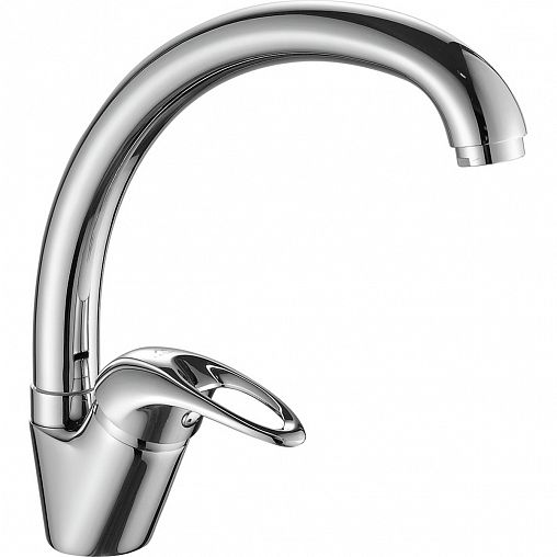 Смеситель для кухни Fashun A4103, хром фото