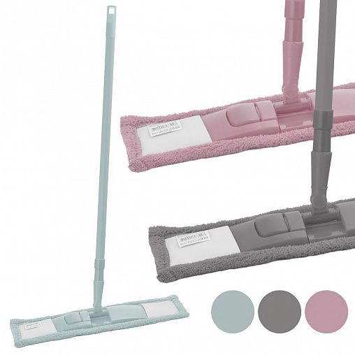 Швабра для пола Мультидом Ни пылинки, с телескопической ручкой фото