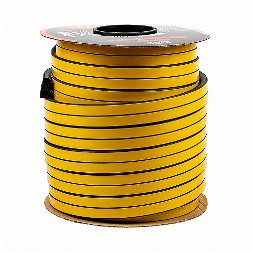 Уплотнитель промышленный D-профиль Tech-Top, 12 x 14 мм, бухта 40 м, черный фото Уплотнитель промышленный D-профиль Tech-Top, 12 x 14 мм, бухта 40 м, черный фото