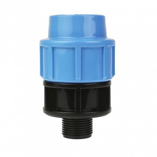 Муфта комбинированная полипропиленовая Джилекс, с наружной резьбой, 32 x 3/4" П фото