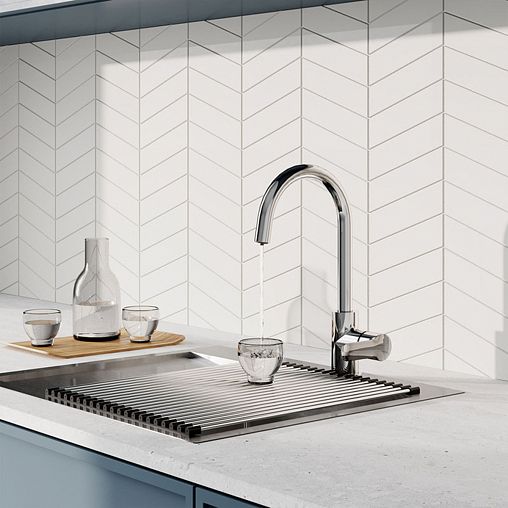 Смеситель для кухни IDDIS Cuba, с подключением к фильтру, хром фото