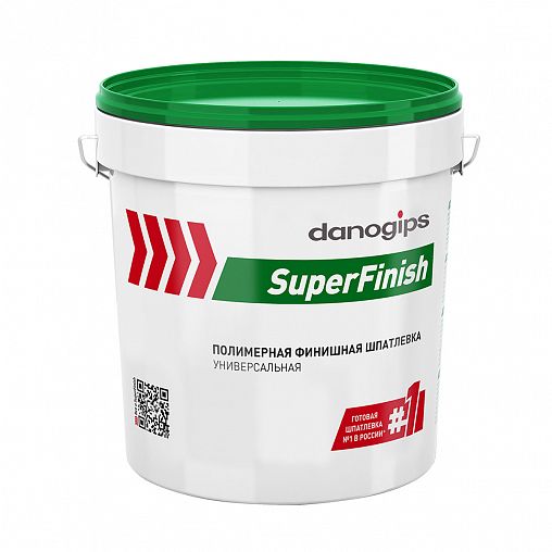 Шпатлевка финишная полимерная Danogips SuperFinish, 17 л фото