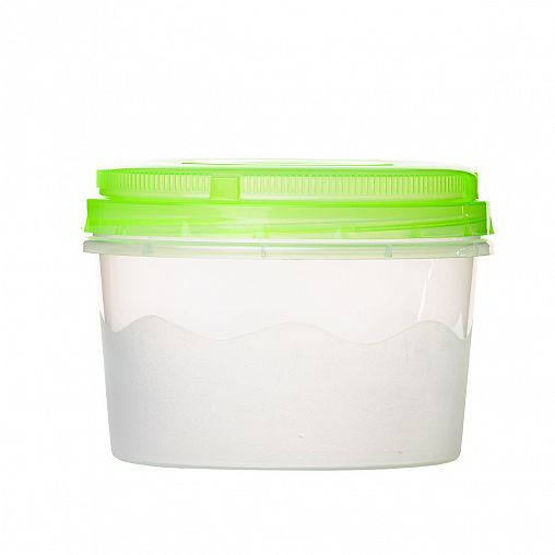 Контейнер для СВЧ Альтернатива с завинчивающейся крышкой, круглый, 1 л фото