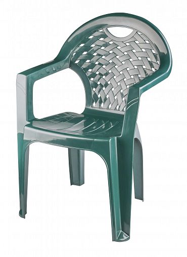 Кресло пластиковое Альтернатива М7308 темно-зеленое фото