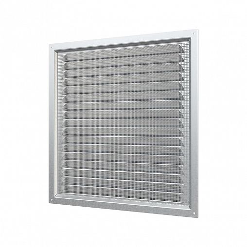 Решетка вентиляционная Era 3030МЦ, оцинкованная сталь, 300 x 300 мм фото
