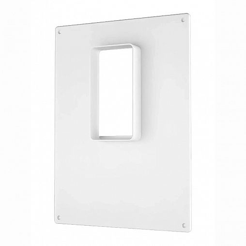 Площадка торцевая Era 511ПТВ, пластик, с фланцем 55 x 110 мм, 180 x 250 мм фото