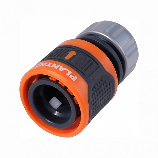 Коннектор для шлангов Plantic by Fiskars light, с металлическим фиксатором, 5/8 - 3/4" фото