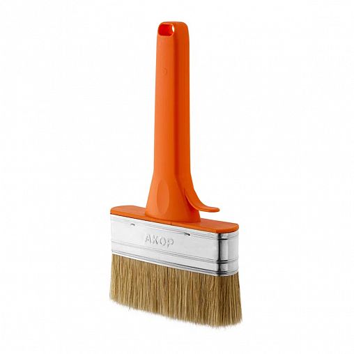 Набор малярный фасадный Акор Профи, валик меховой D70 x 240 мм, кисть 120 мм, с ванночкой фото