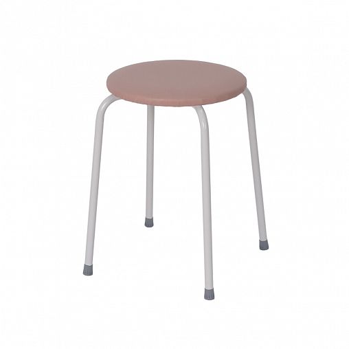 Табурет круглый ЗМИ Пенек легкий 180, пыльная роза фото