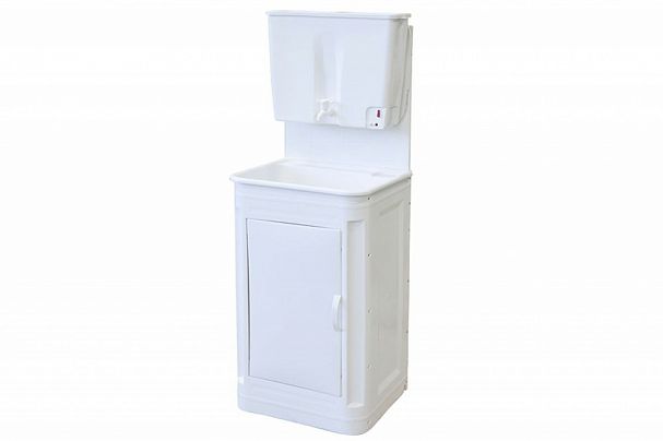 Комплект дачный Элбэт Чистюля (Наливной умывальник электрический ЭВБО-22 + тумба) фото