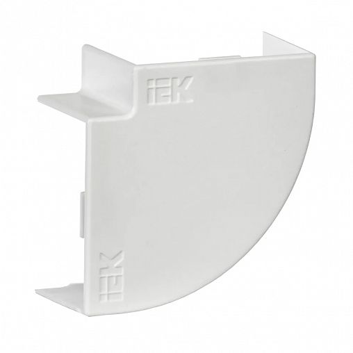 Поворот для кабель-канала на 90° IEK, 16 x 16 мм, 4 шт, белый фото