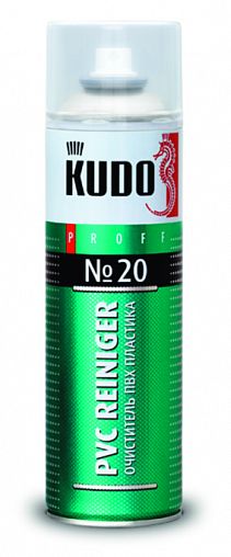Очиститель пластика ПВХ №20 Kudo, аэрозольный, 650 мл фото