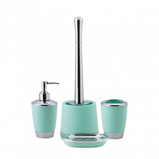 Стакан для зубных щеток Swensa Альма, пластик, мятный фото