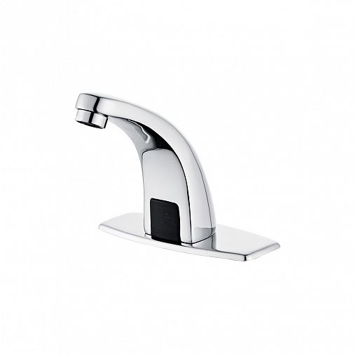 Смеситель для раковины с коротким изливом Профсан ПСМ-2017, сенсорный, хром фото