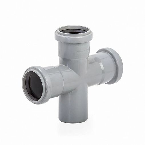 Крестовина канализационная Lammin, 50 x 50/87,5° фото