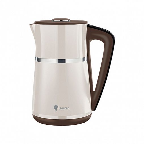 Чайник электрический Leonord LE- 1512, 1,7 л, бежевый фото