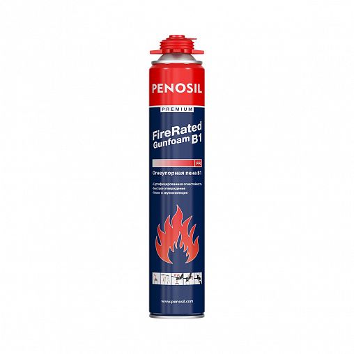 Огнеупорная профессиональная монтажная пена Penosil Premium Fire Rated GunFoam B1, 720 мл фото