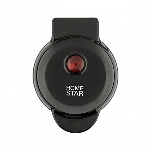 Вафельница электрическая HomeStar HS-2040, 500 Вт, черная фото