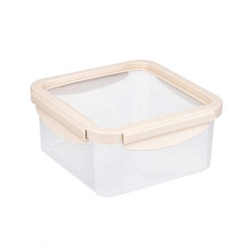 Контейнер Mallony Unico, квадратный, пластиковая крышка, 1,2 л фото