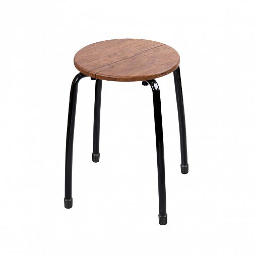 Табурет Nika Комфорт 1, d 32 см, дуб антик фристайл фото