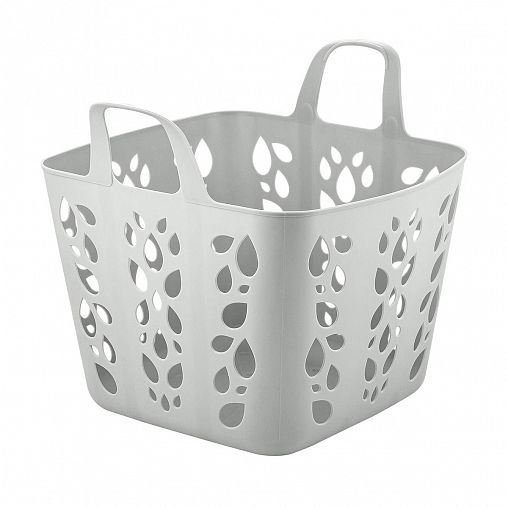 Корзина Plast Team Baby Protect Me, мягкая, 25 л, серое пёрышко фото