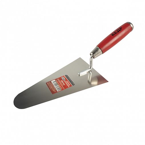 Кельма бетонщика Кедр, нержавеющая сталь, деревянная ручка, 200 мм фото