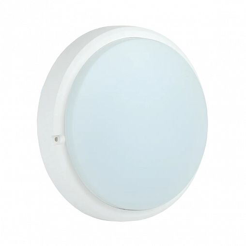 Светильник светодиодный IEK ДПО 4006, круг белый, 12 Вт, 6500 К, IP54 фото