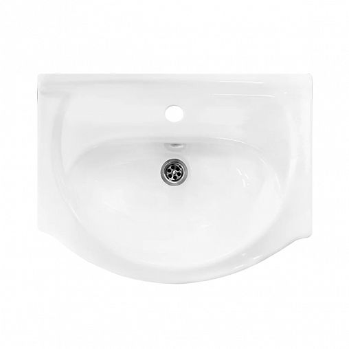 Раковина Sanita Вега 55 ВКС, 55,4 x 41,6 x 17,8 см, белая фото