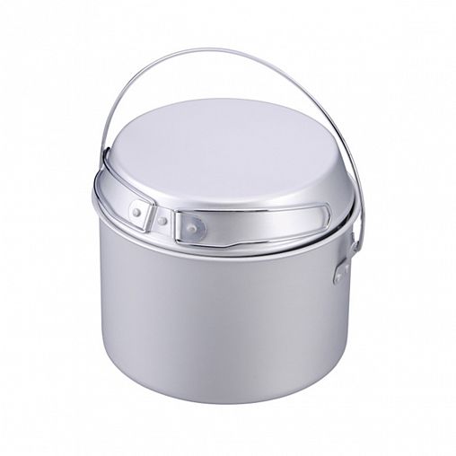 Котелок походный Ecos, с крышкой, алюминий, 1,2 л фото