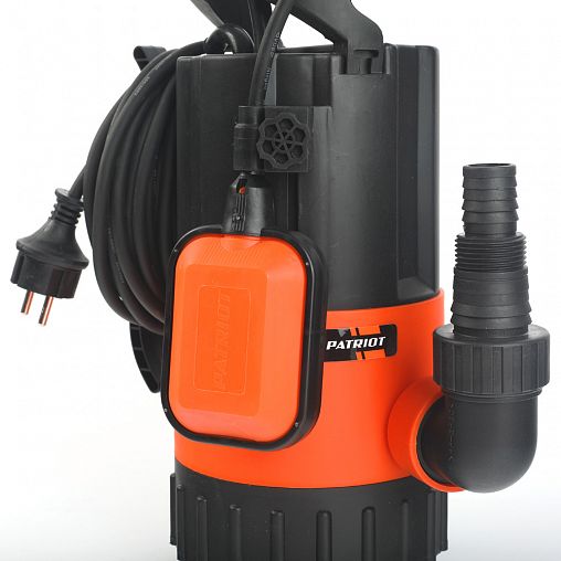 Насос дренажный для чистой и грязной воды Patriot F 600D, 600 Вт, 10000 л/ч фото