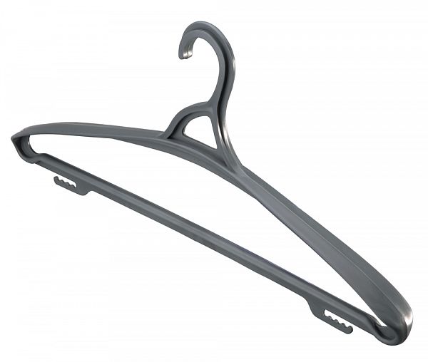 Вешалка для одежды Бытпласт, размер 52 - 54, черная фото