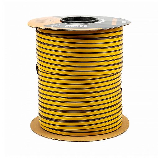 Уплотнитель I-профиль Tech-Top, 8 x 2 мм, бухта 200 м, коричневый фото