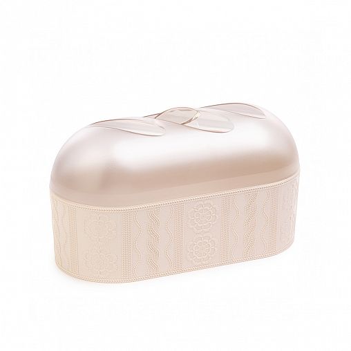 Хлебница Альтернатива Меланж, 33 x 16 x 19 см, бежевая фото