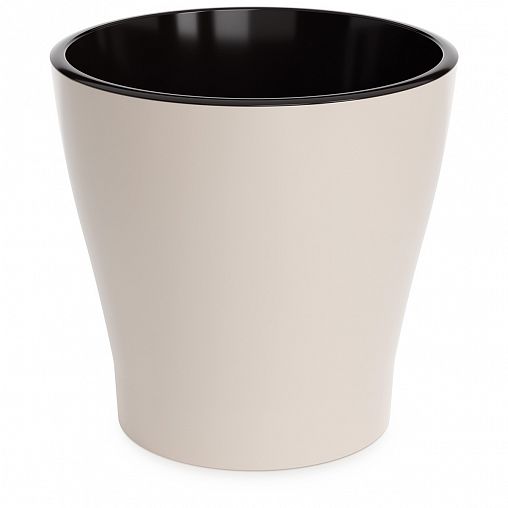 Горшок для цветов Альтернатива Лея, с автополивом, 17 л, бежевый фото