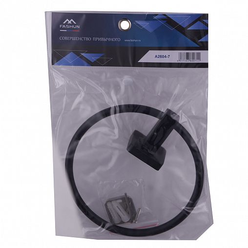 Полотенцедержатель Fashun A2604-7, черный фото