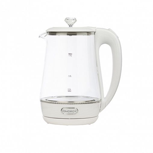 Стеклянный чайник электрический Energy E-207, 1,7 л фото