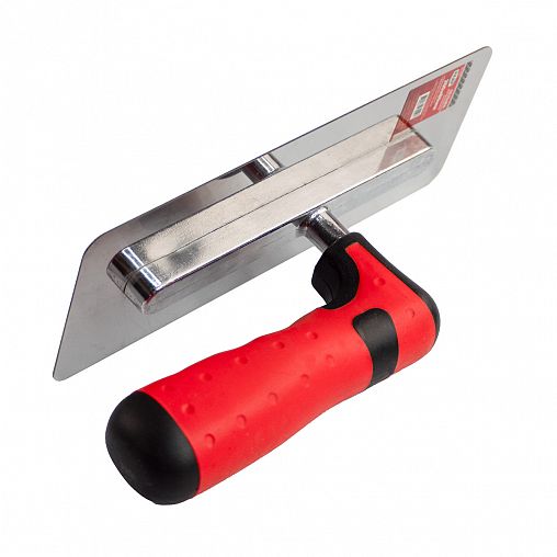 Гладилка для венецианской штукатурки Кедр, нержавеющая сталь, двухкомпонентная ручка, 200 x 80 мм фото