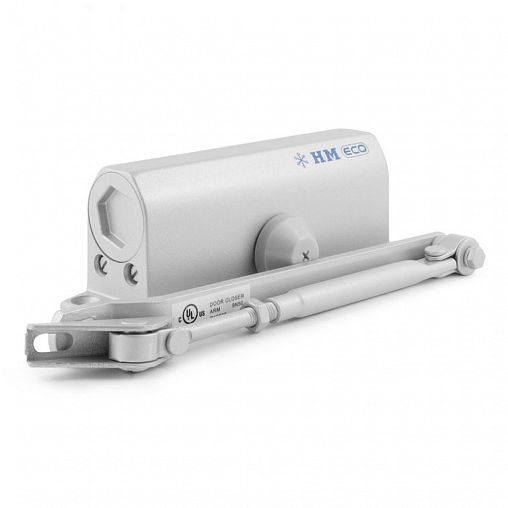 Доводчик дверной Нора-М 530 URBOnization, для дверей 50-90 кг, серый фото