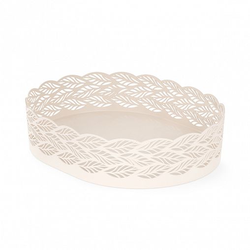 Сухарница Альтернатива Эдем, 25,5 x 19,5 x 6 см, бежевая фото