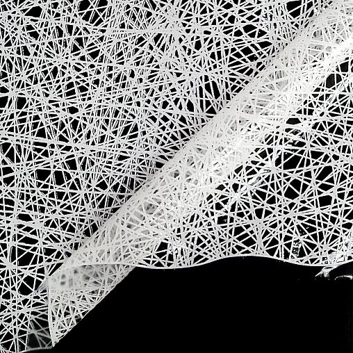 Клеенка столовая ПВХ Вилина Муза, 1,32 x 22 м, паутинка фото