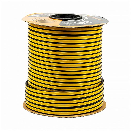 Уплотнитель P-профиль Tech-Top, 9 x 5 мм, бухта 100 м, черный фото