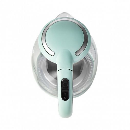 Стеклянный чайник электрический Centek CT-0008 MINT, 1,7 л, стекло, пластик фото