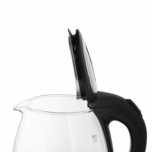 Стеклянный чайник электрический HomeStar HS-1052, 1,2 л фото