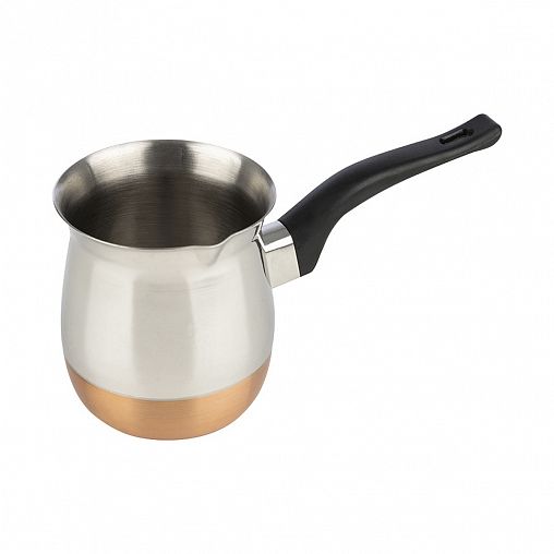 Турка Mallony CW-650C, стальная с медным дном, 650 мл фото